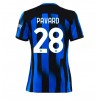 Inter Milan Benjamin Pavard #28 Hjemmedrakt Kvinner 2023-24 Kortermet